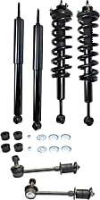 6-Piece Kit Driver and Passenger Side Suspension Kit, Includes (4) Shock Absorber and Strut Assembly and (2) Sway Bar Link