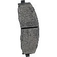 2-Wheel Set Front Brake Disc and Pad Kit, Plain Surface 5 Lugs 329.95 mm Ceramic Pro-Line Series, Includes (1) Brake Pad Set and (2) Brake Disc