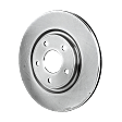 2-Wheel Set Front Brake Disc and Pad Kit, Plain Surface 5 Lugs 329.95 mm Ceramic Pro-Line Series, Includes (1) Brake Pad Set and (2) Brake Disc