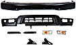 8-Piece Kit Sport Utility Front Bumper Painted Black, Includes (1) Valance, (1) Bumper, (2) Turn Signal Light, (2) Bumper Bracket and (2) Grille Assembly