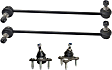 4-Piece Kit Front, Driver and Passenger Side Suspension Kit, Includes (2) Ball Joint and (2) Sway Bar Link