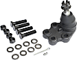 9-Piece Kit Front, Driver and Passenger Side Suspension with Ball Joints, Steering Rack, Sway Bar Links, and Tie Rod Ends, Rear Wheel Drive