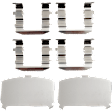 Front Brake Disc and Pad Kit, Cross-drilled and Slotted 5 Lugs 279.91 mm Ceramic FWD