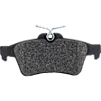 2-Wheel Set Rear Brake Disc and Pad Kit, Cross-drilled and Slotted 5 Lugs 264.92 mm Ceramic, Includes (2) Brake Disc and (1) Brake Pad Set