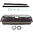 2-Piece Kit Galvanized Steel Fuel Tank, 20 gallons / 76 liters, Includes (1) Fuel Tank and (1) Fuel Tank Strap