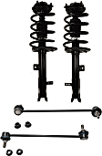 4-Piece Kit Front, Driver and Passenger Side Suspension Kit, Includes (2) Sway Bar Link and (2) Shock Absorber and Strut Assembly