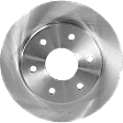 8-Piece Kit Front and Rear Brake Disc and Pad Kit, Plain Surface, 6 Lugs, 12.01 in. - Front; 12.8 in. - Rear, Ceramic, Pro-Line Series , includes (4) Brake Disc and (2) Brake Pad Set
