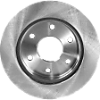 8-Piece Kit Front and Rear Brake Disc and Pad Kit, Plain Surface, 6 Lugs, 12.01 in. - Front; 12.8 in. - Rear, Ceramic, Pro-Line Series , includes (4) Brake Disc and (2) Brake Pad Set