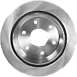 8-Piece Kit Front and Rear Brake Disc and Pad Kit, Plain Surface, 6 Lugs, 12.01 in. - Front; 12.8 in. - Rear, Ceramic, Pro-Line Series , includes (4) Brake Disc and (2) Brake Pad Set