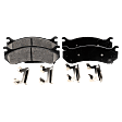 8-Piece Kit Front and Rear Brake Disc and Pad Kit, Plain Surface, 6 Lugs, 12.01 in. - Front; 12.8 in. - Rear, Ceramic, Pro-Line Series , includes (4) Brake Disc and (2) Brake Pad Set