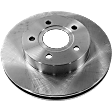 4-Wheel Set Front and Rear Brake Disc and Pad Kit, Plain Surface, 5 Lugs, 305.05 mm, Ceramic - Front, Semi-Metallic - Rear, Pro-Line Series
