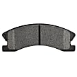 4-Wheel Set Front and Rear Brake Disc and Pad Kit, Plain Surface, 5 Lugs, 305.05 mm, Ceramic - Front, Semi-Metallic - Rear, Pro-Line Series