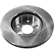 4-Wheel Set Front and Rear Brake Disc and Pad Kit, Plain Surface, 5 Lugs, 305.05 mm, Ceramic - Front, Semi-Metallic - Rear, Pro-Line Series