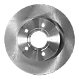 4-Wheel Set Front and Rear Brake Disc and Pad Kit, Plain Surface, 5 Lugs, 305.05 mm, Ceramic - Front, Semi-Metallic - Rear, Pro-Line Series
