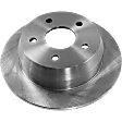 4-Wheel Set Front and Rear Brake Disc and Pad Kit, Plain Surface, 5 Lugs, 305.05 mm, Ceramic - Front, Semi-Metallic - Rear, Pro-Line Series