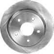 4-Wheel Set Front and Rear Brake Disc and Pad Kit, Plain Surface, 5 Lugs, 305.05 mm, Ceramic - Front, Semi-Metallic - Rear, Pro-Line Series