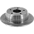 4-Wheel Set Front and Rear Brake Disc and Pad Kit, Plain Surface, 5 Lugs, 305.05 mm, Ceramic - Front, Semi-Metallic - Rear, Pro-Line Series