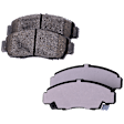 4-Wheel Set Front and Rear Brake Disc and Pad Kit, Plain Surface 5 Lugs Front-299.97 mm/Rear-281.69 mm Ceramic Pro-Line Series, Includes (4) Brake Disc and (2) Brake Pad Set