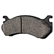 2002 Chevrolet Suburban 1500 - 4-Piece Kit Front Brake Disc and Pad Kit, Plain Surface, 6 Lugs, 305.05 mm, Ceramic, 5.3L 8Cyl, Pro-Line Series  Includes (2) Brake Disc and (1) Brake Pad Set