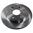 2002 Chevrolet Suburban 1500 - 4-Piece Kit Front Brake Disc and Pad Kit, Plain Surface, 6 Lugs, 305.05 mm, Ceramic, 5.3L 8Cyl, Pro-Line Series  Includes (2) Brake Disc and (1) Brake Pad Set