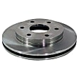 2002 Chevrolet Suburban 1500 - 4-Piece Kit Front Brake Disc and Pad Kit, Plain Surface, 6 Lugs, 305.05 mm, Ceramic, 5.3L 8Cyl, Pro-Line Series  Includes (2) Brake Disc and (1) Brake Pad Set