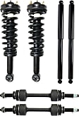 6-Piece Kit Driver and Passenger Side Suspension Kit, Includes (2) Sway Bar Link and (4) Shock Absorber and Strut Assembly