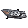 3-Piece Kit Passenger Side Halogen Headlight, Coupe (2011-2012 Style), Includes (1) Fender, (1) Grille Assembly, and (1) Headlight
