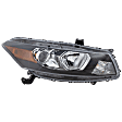 5-Piece Kit Driver and Passenger Side Halogen Headlight, With bulb(s), OE Replacement, Coupe, Includes (2) Fender, (1) Grille Assembly and (2) Headlight