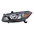 3-Piece Kit Driver Side Halogen Headlight, Coupe (2008-2010 Style), Includes (1) Fender, (1) Grille Assembly, and (1) Headlight