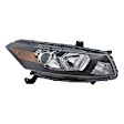 2011 Honda Accord - 3-Piece Kit Passenger Side Halogen Headlight, With bulb(s),  (2011-2012 Style), OE Replacement, Coupe,  Includes (1) Fender, (1) Grille Assembly, and (1) Headlight