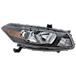5-Piece Kit Driver and Passenger Side Halogen Headlight, With bulb(s), OE Replacement, Coupe, Includes (2) Fender, (1) Grille Assembly and (2) Headlight