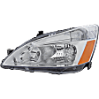 2-Piece Kit Driver Side Halogen Headlight, With bulb(s), Sedan, OE Replacement, Includes (1) Fender and (1) Headlight