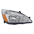 2003-2006 Honda Accord - 3-Piece Kit Passenger Side Halogen Headlight, Includes (1) Fender, (1) Grille Assembly, and (1) Headlight