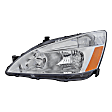 2006 Honda Accord - 3-Piece Kit Driver Side Halogen Headlight, With bulb(s), 2-Door, OE Replacement, Coupe,  Includes (1) Fender, (1) Grille Assembly, and (1) Headlight