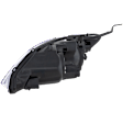 5-Piece Kit Driver and Passenger Side Halogen Headlight, Without bulb(s), OE Replacement, Sedan, Includes (2) Fender, (1) Grille Assembly and (2) Headlight