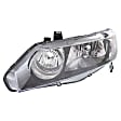 2-Piece Kit Driver Side Halogen Headlight, Without bulb(s), OE Replacement, Sedan, Includes (1) Fender and (1) Headlight