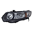 3-Piece Kit Driver Side Halogen Headlight, Without bulb(s), Coupe, Includes (1) Fender, (1) Grille Assembly, and (1) Headlight