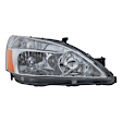 3-Piece Kit Passenger Side Halogen Headlight, Without bulb(s), Sedan, Includes (1) Fender, (1) Grille Assembly, and (1) Headlight, CAPA Certified