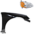 2-Piece Kit Passenger Side Halogen Headlight, Without bulb(s), OE Replacement, Includes (1) Fender and (1) Headlight