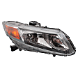 2-Piece Kit Passenger Side Halogen Headlight, With bulb(s), OE Replacement, Includes (1) Fender and (1) Headlight