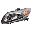 2-Piece Kit Driver Side Halogen Headlight, With bulb(s), OE Replacement, Includes (1) Fender and (1) Headlight