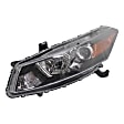 3-Piece Kit Driver Side Halogen Headlight, Coupe (2008-2010 Style), Includes (1) Fender, (1) Grille Assembly, and (1) Headlight