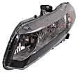 2-Piece Kit Driver Side Halogen Headlight, With bulb(s), OE Replacement, Includes (1) Fender and (1) Headlight