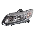 3-Piece Kit Driver Side Halogen Headlight, Sedan, Includes (1) Fender, (1) Grille Assembly, and (1) Headlight