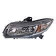 3-Piece Kit Driver Side Halogen Headlight, Coupe, Includes (1) Fender, (1) Grille Assembly, and (1) Headlight, CAPA Certified