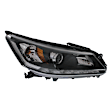 3-Piece Kit Passenger Side Halogen Headlight, Includes (1) Fender, (1) Grille Assembly, and (1) Headlight