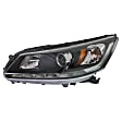 4-Piece Kit Driver and Passenger Side Halogen Headlight, With bulb(s), OE Replacement, Includes (2) Fender and (2) Headlight