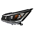 4-Piece Kit Driver and Passenger Side Halogen Headlight, With bulb(s), OE Replacement, Includes (2) Fender and (2) Headlight