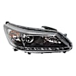 3-Piece Kit Passenger Side Halogen Headlight, Sedan, Includes (1) Fender, (1) Grille Assembly, and (1) Headlight, CAPA Certified