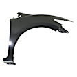 3-Piece Kit, Front, Passenger Side Fender, Coupe, CAPA Certified, Includes (1) Fender, (1) Grille, and (1) Headlight